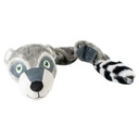 Duvo Plush Racoon squeaky Grey XL 62x13x10cm  