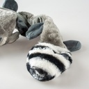 Duvo Plush Racoon squeaky Grey XL 62x13x10cm  