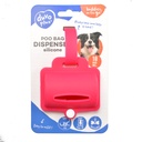 Duvo Poo bag dispenser silicon Pink 2x 20pcs  