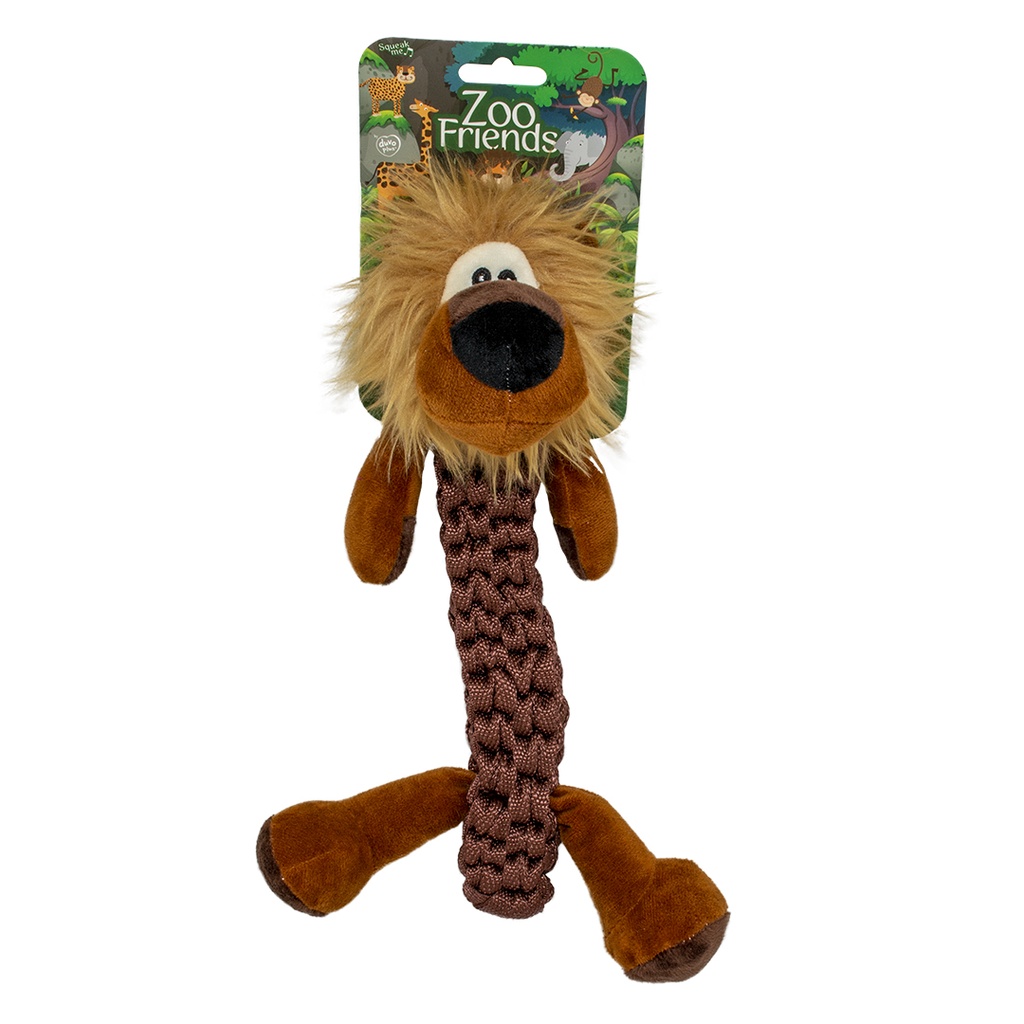 Duvo Zoo friends Leo lion stick Brown 32x22x11.5cm  