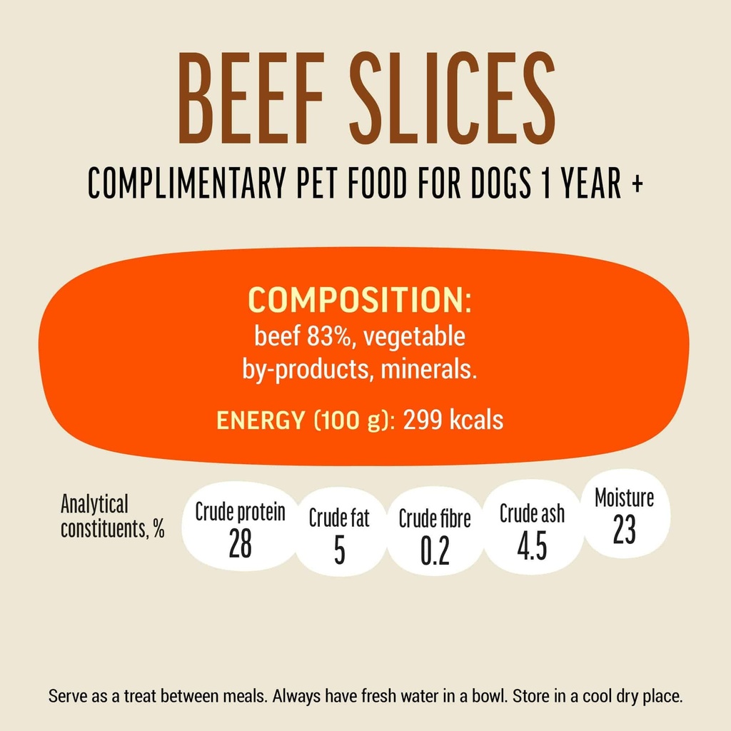 Dog Fest Beef Slices For Mini-Dogs - 55g (1.94oz)[Weight - 55g]