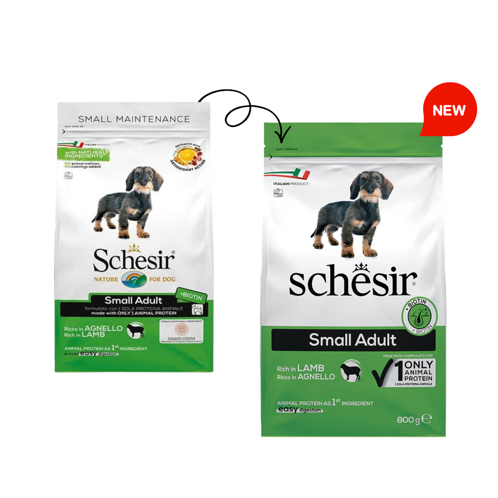 Schesir Dry food for small dogs - Small Adult Rich in Lamb 800 g