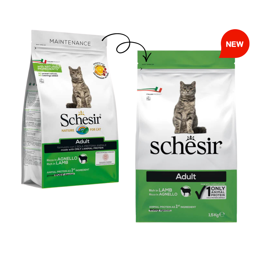 Schesir Cat Dry Food Maintenance With Lamb-Adult[Weight - 1.5kg]