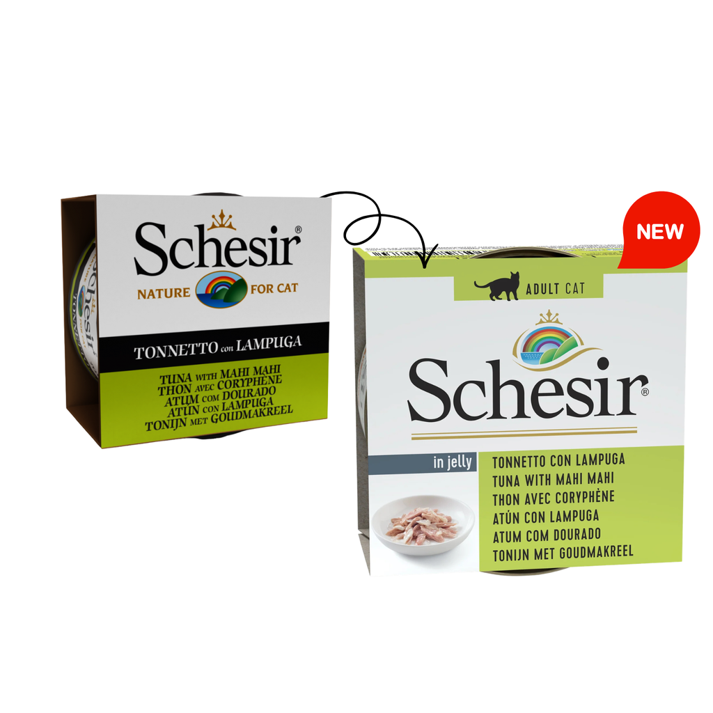 Schesir Cat Wet Food-Tuna With Mahi (Min Order 85g - 14pcs)[Weight - 85g]