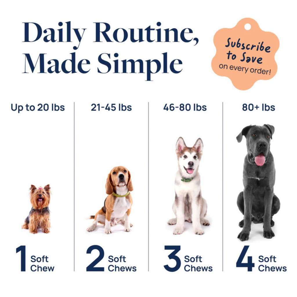 Synergy Labs Veterinary Formula Smart Vitality Senior Support Supplement For Dog  – 180g [Count - 60] 