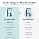 Synergy Labs Veterinary Formula Gut Health Formulated Probiotic Chews Supplement for Dogs – 225g [Count - 60]