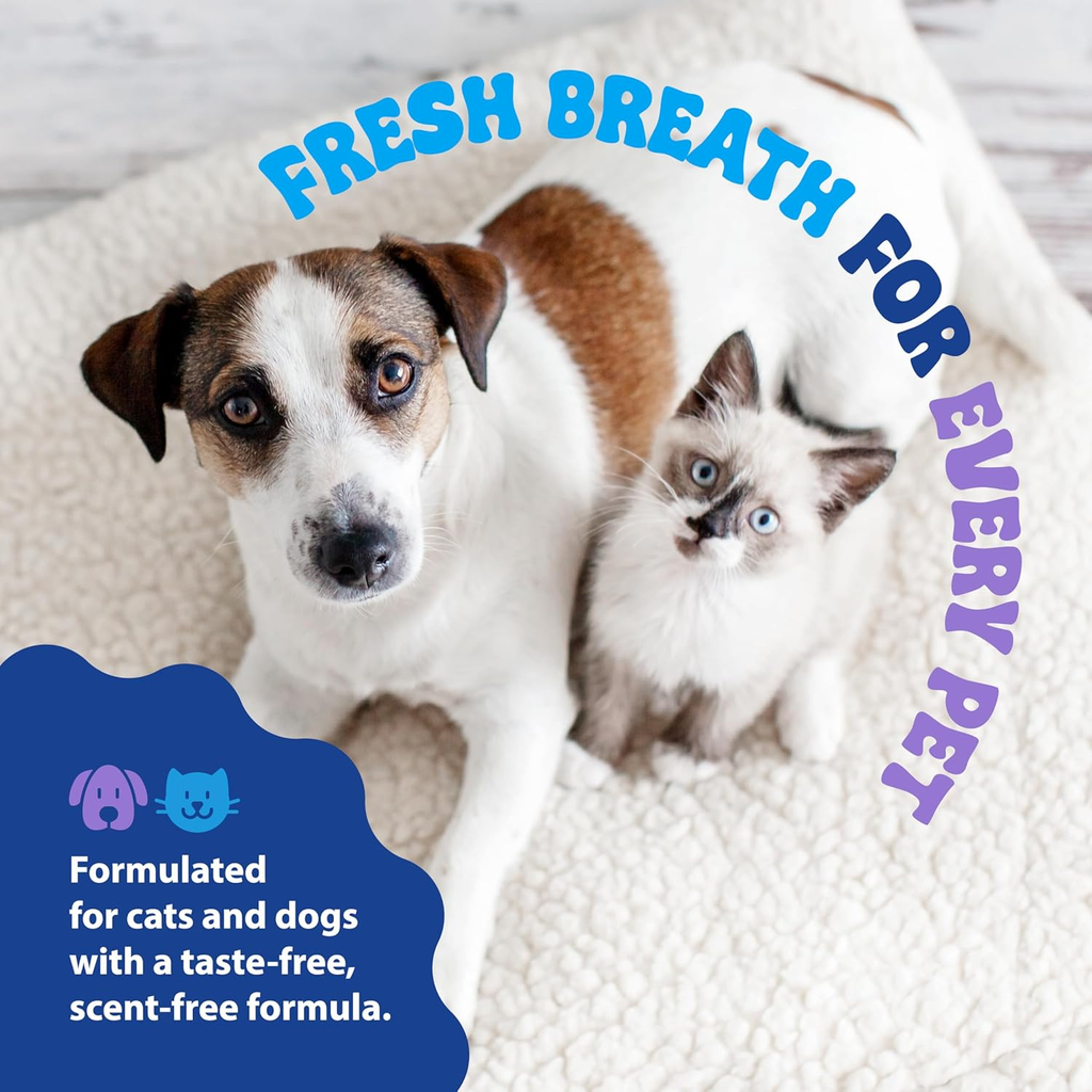 Synergy Labs Dental Fresh Plaque & Tartar Control Water Additive for Dogs & Cats 503ml[Volume - 503ml] 