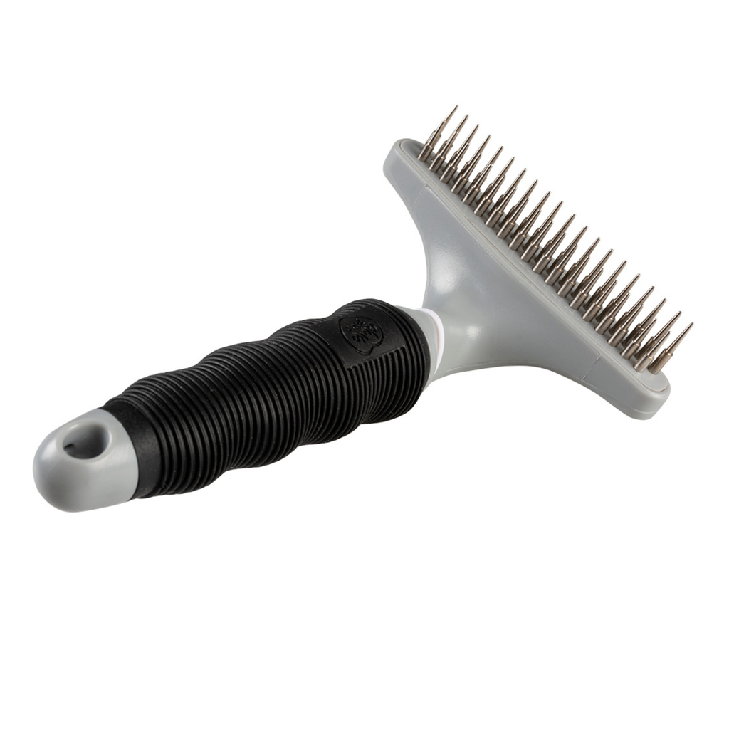 Duvo+ Dematting Rake 20+19 Pins Black/Grey
