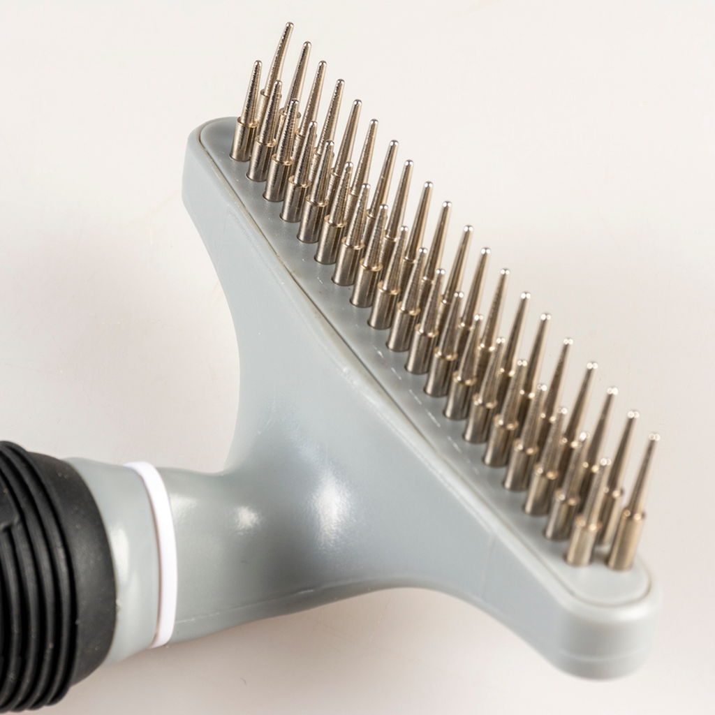 Duvo+ Dematting Rake 20+19 Pins Black/Grey