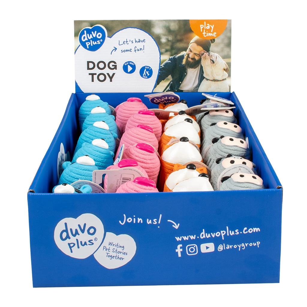 Duvo+ Latex Animals With Stripes 11X6.5X7cm - Display Mixed Colors