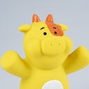 Duvo+ Latex Cow Raising Hand 11X5.5X12Cm Yellow