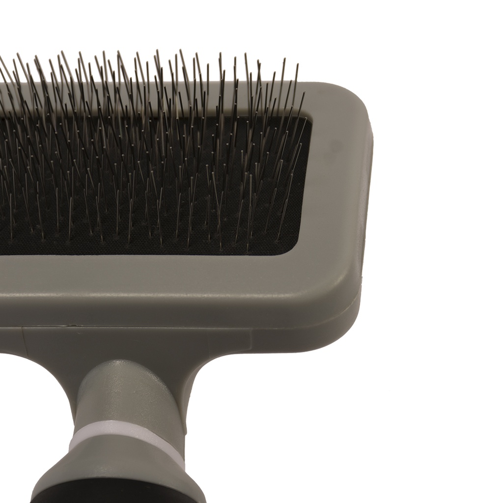 Duvo+ Slicker Brush Medium Black/Grey
