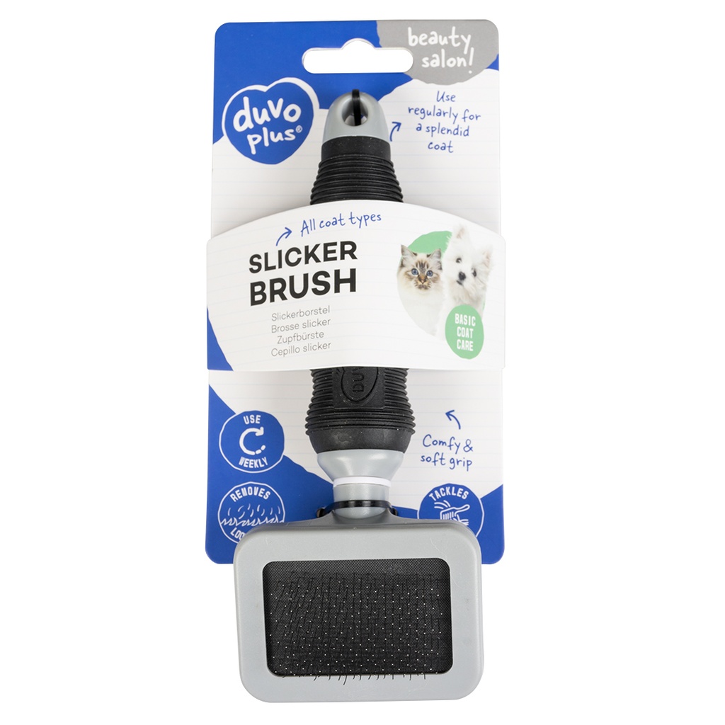 Duvo+ Slicker Brush Small Black/Grey