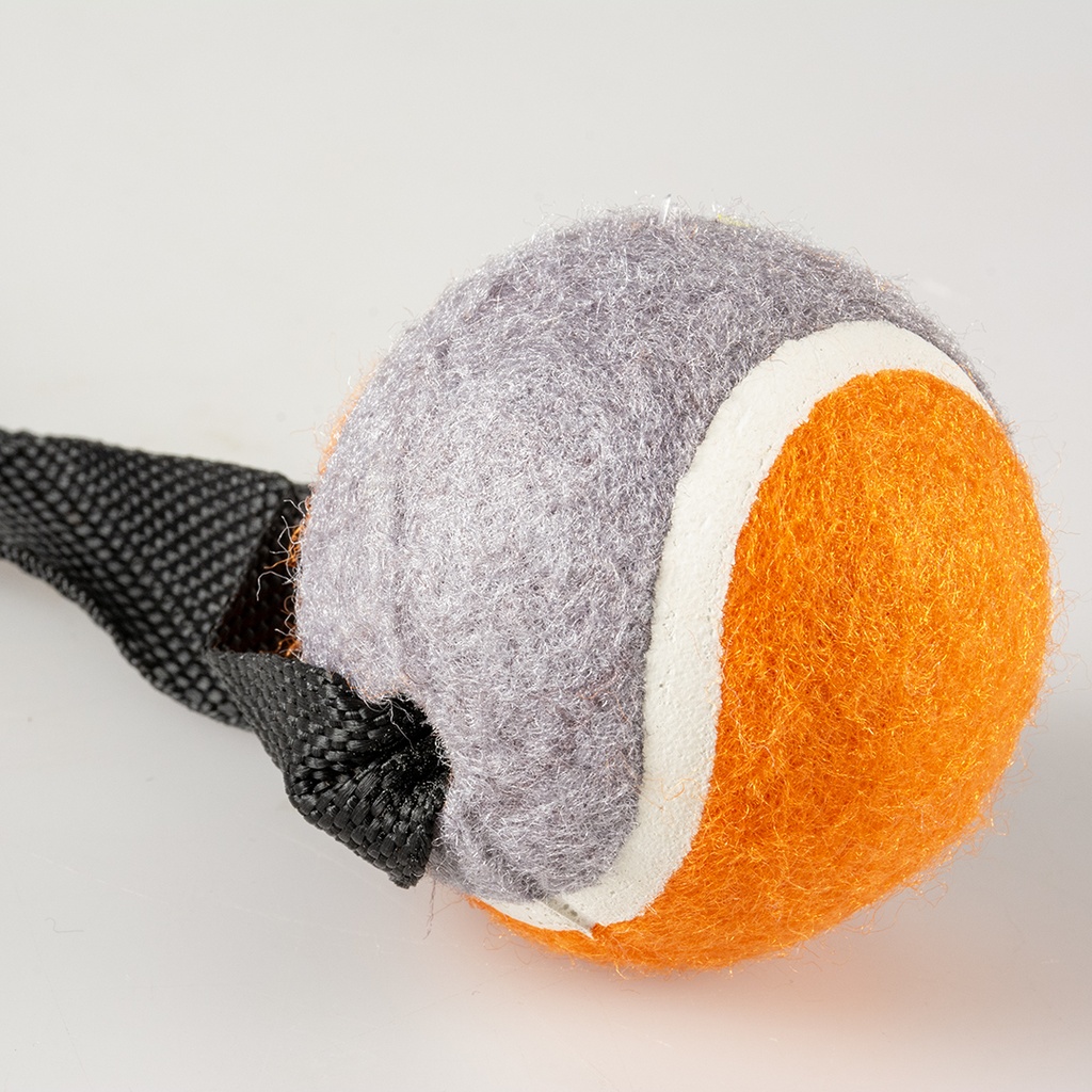 Duvo+ Tug 'N Play Ball 55X8X6cm Orange/Grey