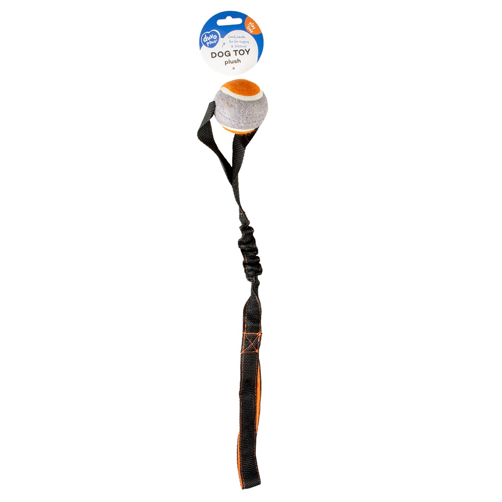 Duvo+ Tug 'N Play Ball 55X8X6cm Orange/Grey