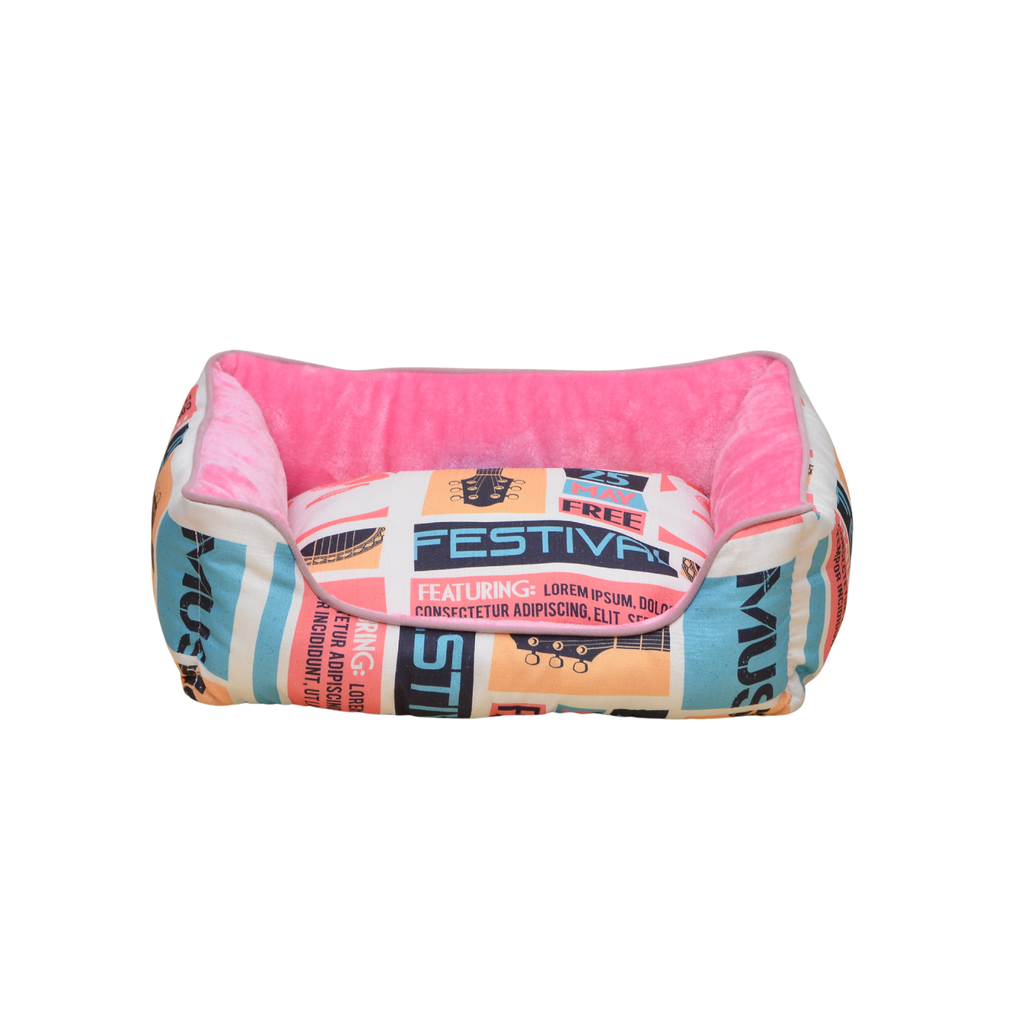 Catry Dog/Cat Printed Cushion-HY005154060-92[Dimension - 60x50x16cm]-NEW