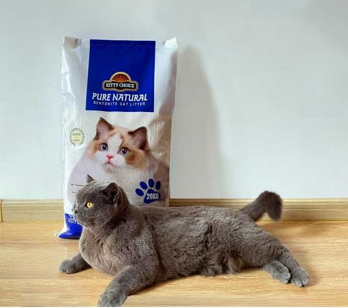 Kitty Choice Pure Natural Bentonite Cat Litter Mixed Fragrance , 20kg[Weight - 20kg]