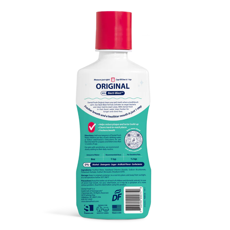 Synergy Labs Original Formula Dental Fresh - Dogs And Cats 503ml [17 Fl. Oz.][Volume - 503ml] 