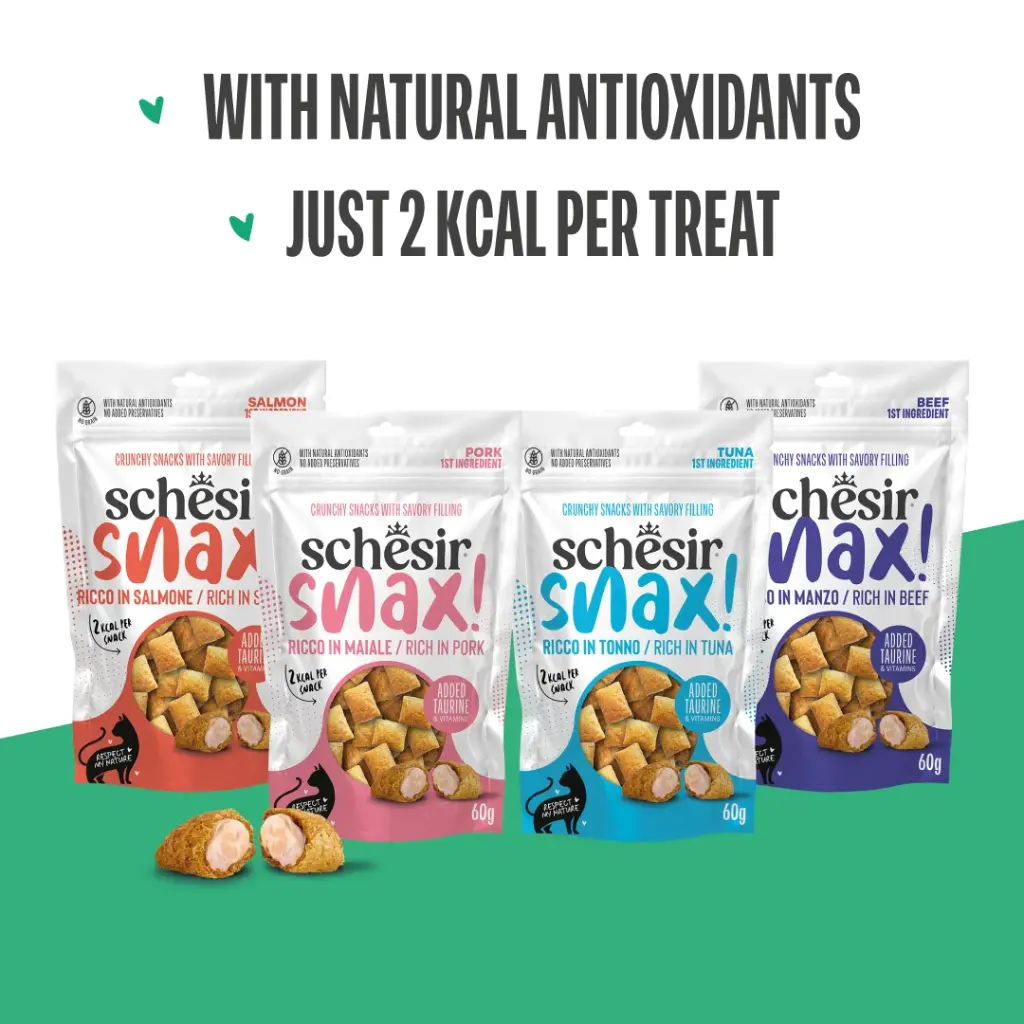 Schesir Snax! Crunchy & Creamy Dog Snack 60g-Tuna