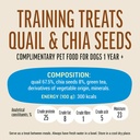 Dog Fest Training Treats Quail & Chia Seeds 90g[Weight - 90g]