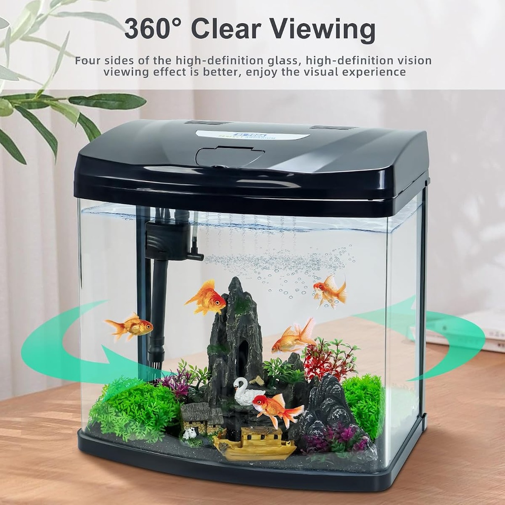 Karis Glass Aquarium BL-310A - [30x21x30.5cm, Color - Green]