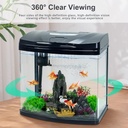Karis Glass Aquarium BL-310A - [30x21x30.5cm, Color - Green]