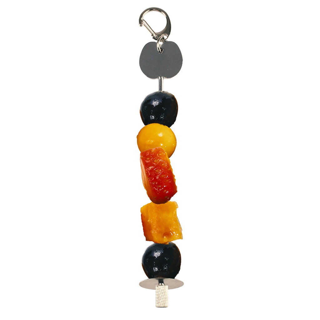 Duvo+ Fruit & Vegetable Holder With Hanger For Small Animals - Silver (new) 