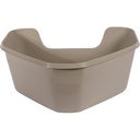 Moderna Hy Fit Cat Litter Box- Warm Grey, L 66 x W 55 x H 25.4 cm  
