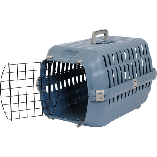 Moderna Roover Small Carrier Metal Door - Copen Blue - L 47 x W 32 x H 29 cm 