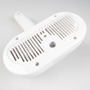 Duvo+ Steamy Slicker Brush - White [Size - XL-20x11x6.5cm] (new)