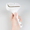 Duvo+ Steamy Slicker Brush - White [Size - XL-20x11x6.5cm] (new)