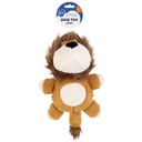 Duvo+ Plush Wildlife Lion Crackle Dog Toy 20x13x30cm - Brown (new)