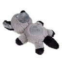 Duvo+ Plush Wildlife Coyote Crackle Dog Toy 20x13x33cm - Grey (new) 