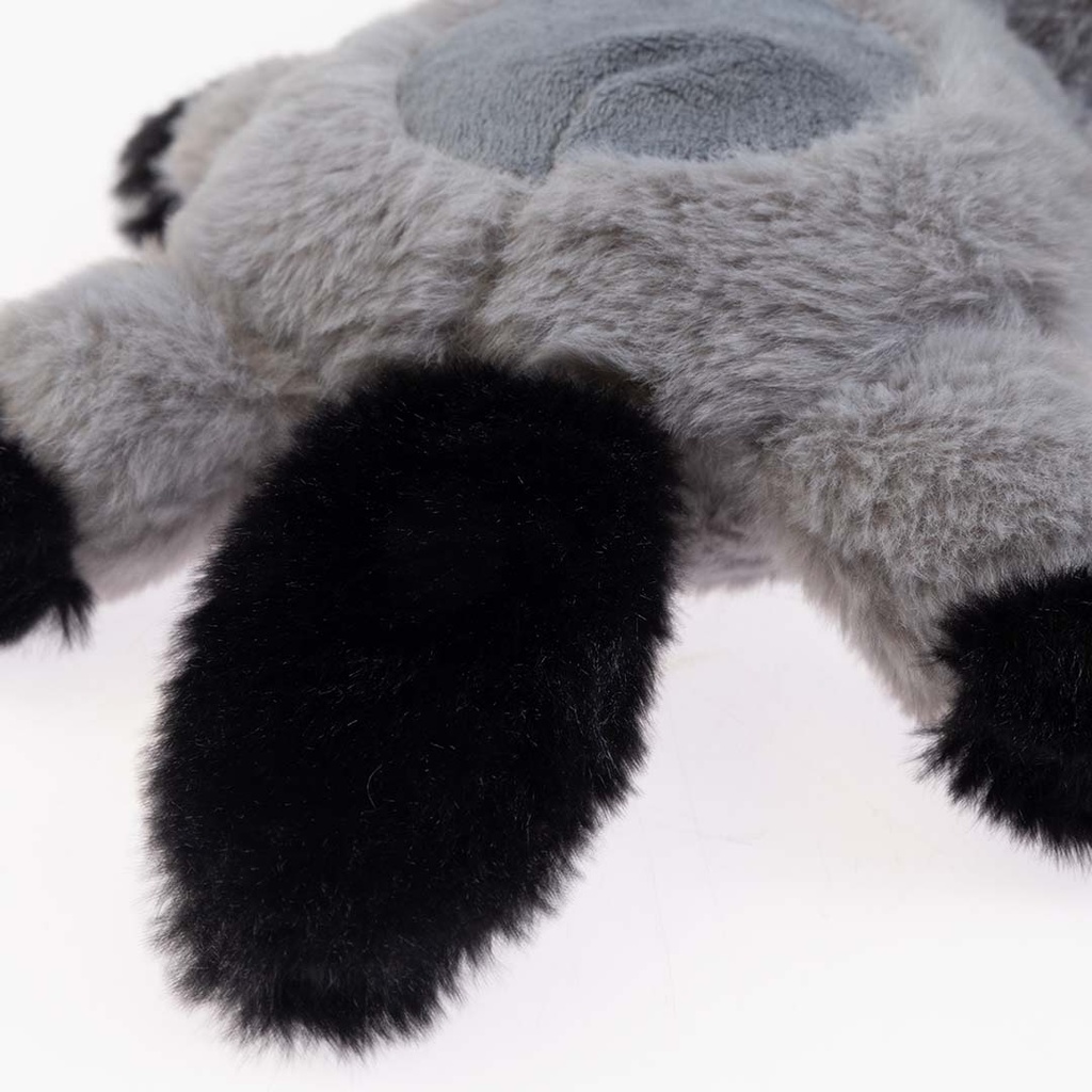Duvo+ Plush Wildlife Coyote Crackle Dog Toy 20x13x33cm - Grey (new) 