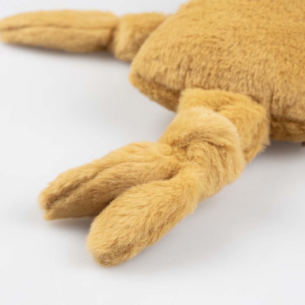 Duvo+ Plush Pawbies Monkey Crackle Dog Toy 23x9x33cm - Brown (new)   