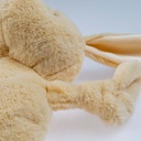 Duvo+ Plush Pawbies Rabbit Crackle Dog Toy 23x11x33cm - Brown (new)   