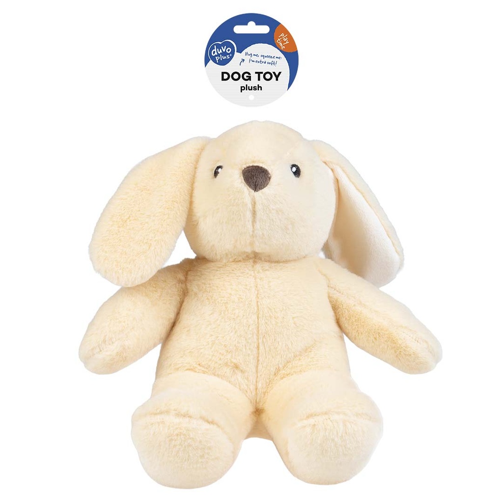 Duvo+ Plush Pawbies Rabbit Dog Toy 25x17x27cm - Beige (new) 