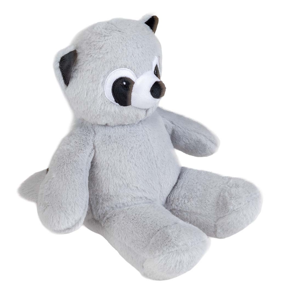 Duvo+ Plush Pawbies Raccoon  Dog Toy 27x17x26cm - Grey (new)  