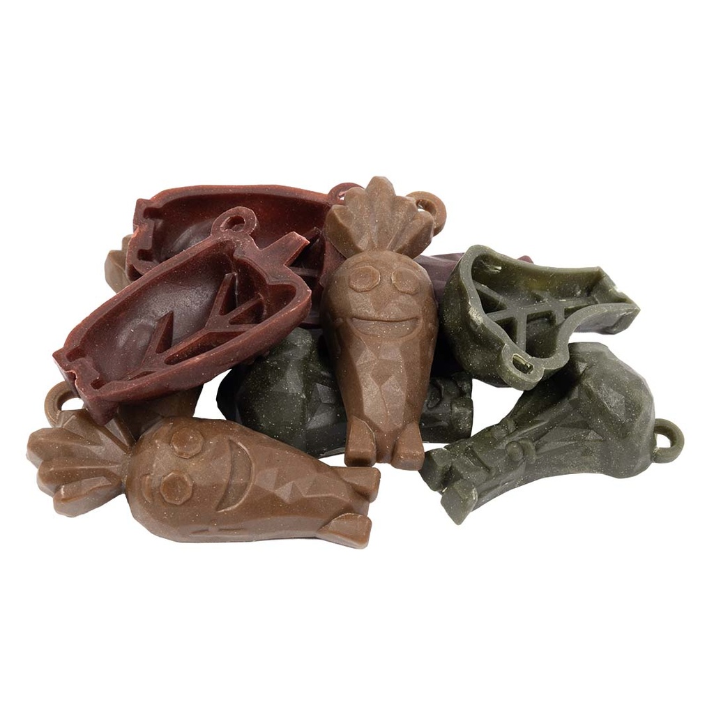 Duvo+ Garden Bites Veggie Friends-Mixed Colors-14cm-9pcs [76g] (new)