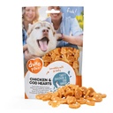 Duvo+ Fish! Chicken & Cod Hearts 180g (new)