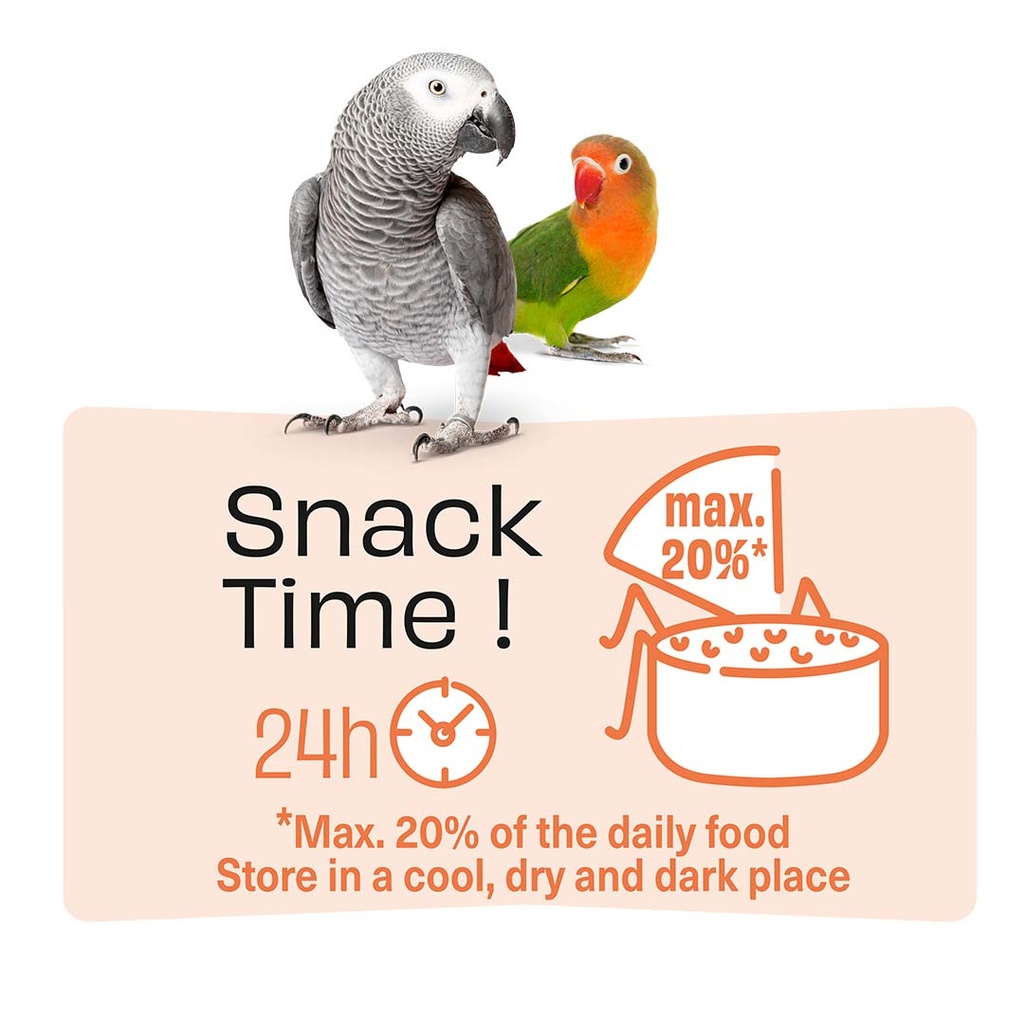 Witte Molen Puur Sticks With  Papaya & Apricot For Lovebird [Weight - 170g] (new)    