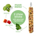 Witte Molen Chew Sticks With Broccoli & Bell Pepper For Rabbit & Small Animals [Weight - 90g] (new)  