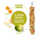 Witte Molen Chew Sticks With Parsnip & Cabbage For Rabbit & Small Animals [Weight - 90g] (new) 