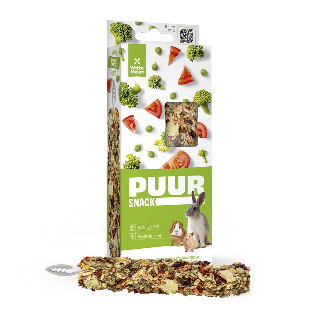 Witte Molen Chew Sticks With Pea & Tomato For Rabbit & Small Animals [Weight - 90g] (new) 