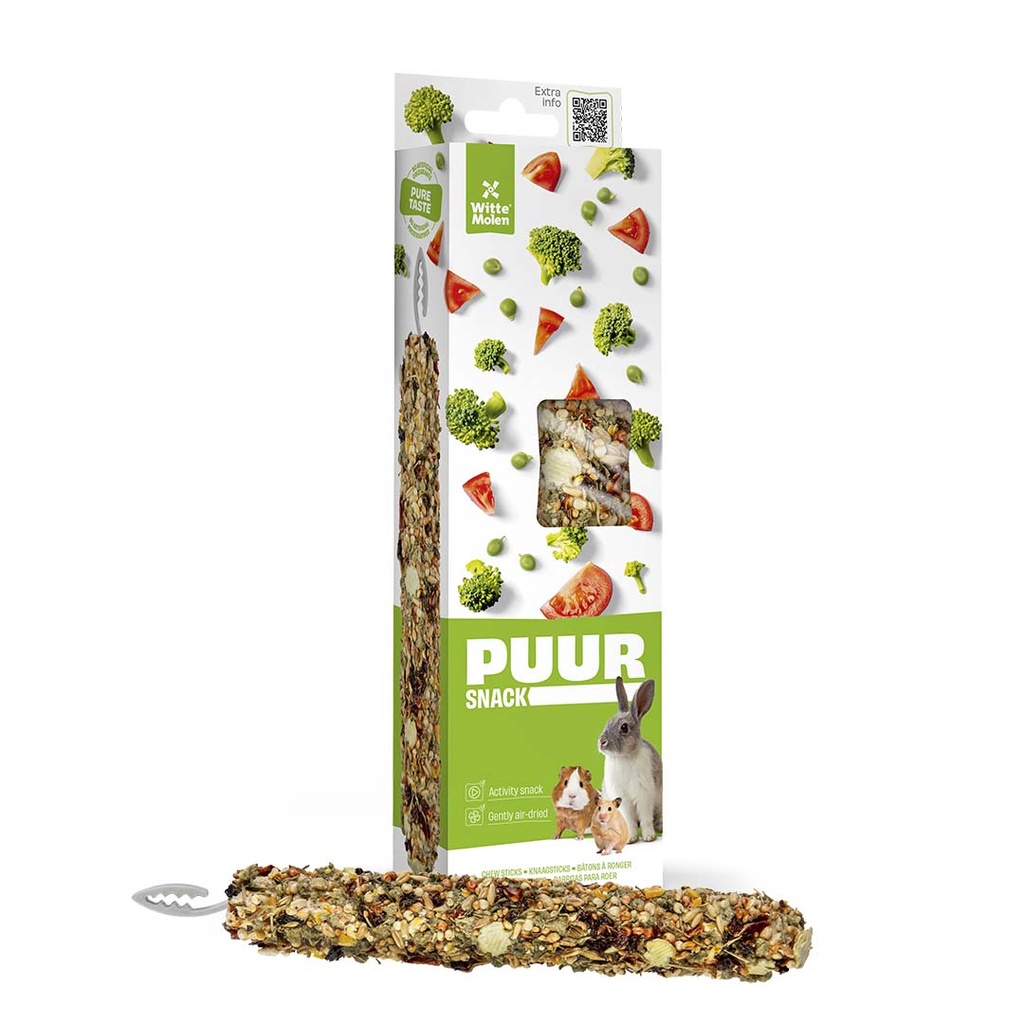 Witte Molen Chew Sticks With Pea & Tomato For Rabbit & Small Animals [Weight - 180g] (new)  