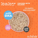 Schesir Baby Kitten Wholefood - Chicken With Salmon 70g (Min Order- 12 Cans)