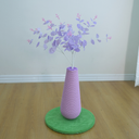 Catry Lavender Blossom Sisal Rope Scratching Post Ø35x50 (new)