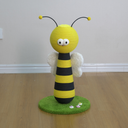 Catry Bumblebee Decorative Sisal Scratching Post Ø35x56 