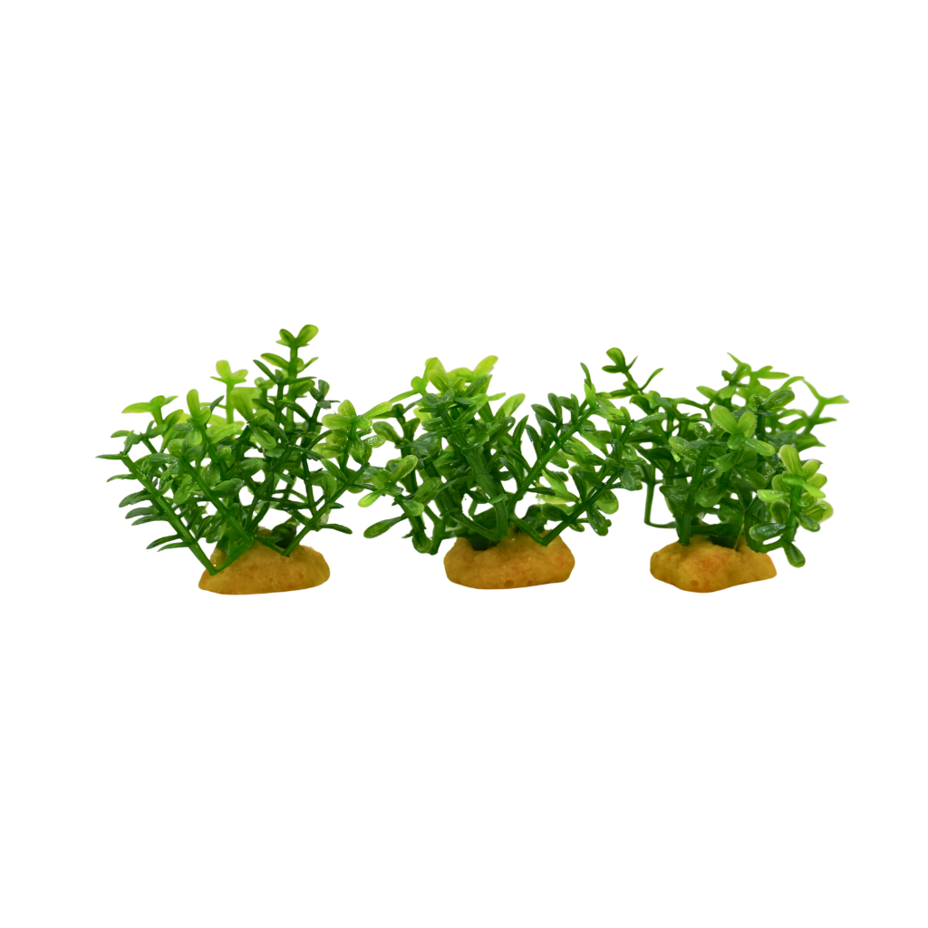 Yusee Aquarium Decorations - Artificial Plant [MOQ 4pcs] [Height:3"]
