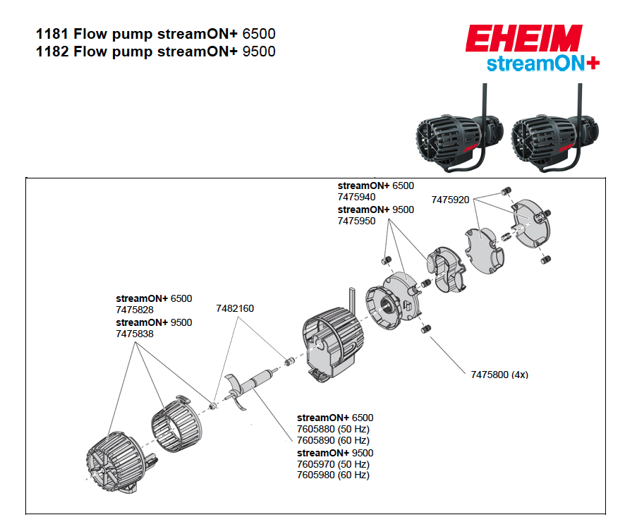 EHEIM streamON+ 6500 aquarium pump